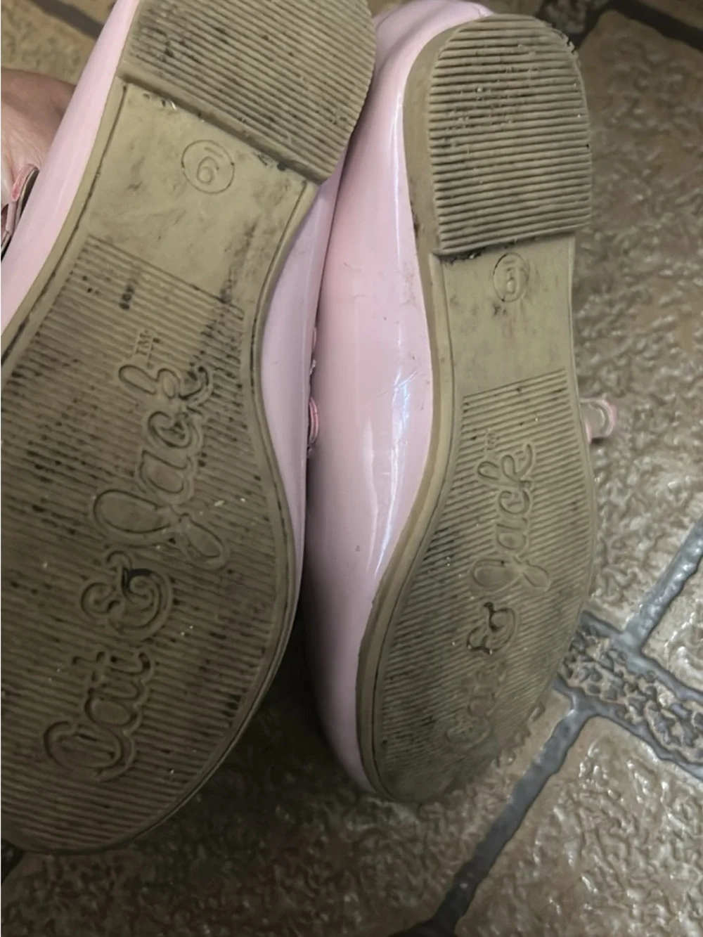Cat & Jack Light Pink Patent Mary Jane Shoes for Kids